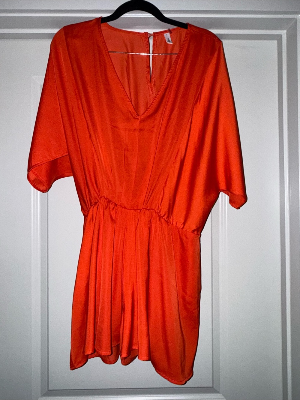 Glam Orange Romper